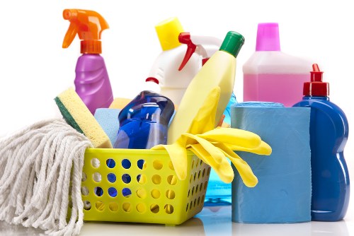 Floor cleaning equipment used in a Streatham property