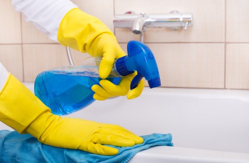 Local Streatham cleaning team handling pet odour removal in a flat