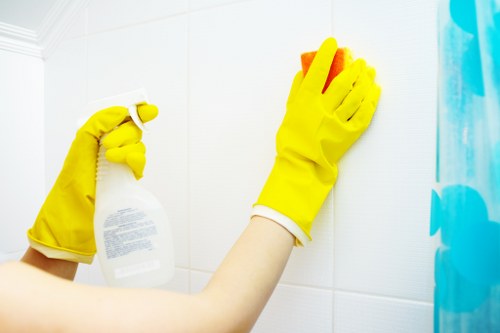 Experienced Streatham cleaning team performing detailed cleaning
