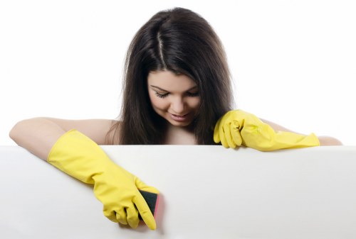Waste handling and compliance during cleaning services